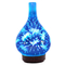 3D Fireworks Glass Home Aroma Diffuser Humidifier Machine With Colorful Light